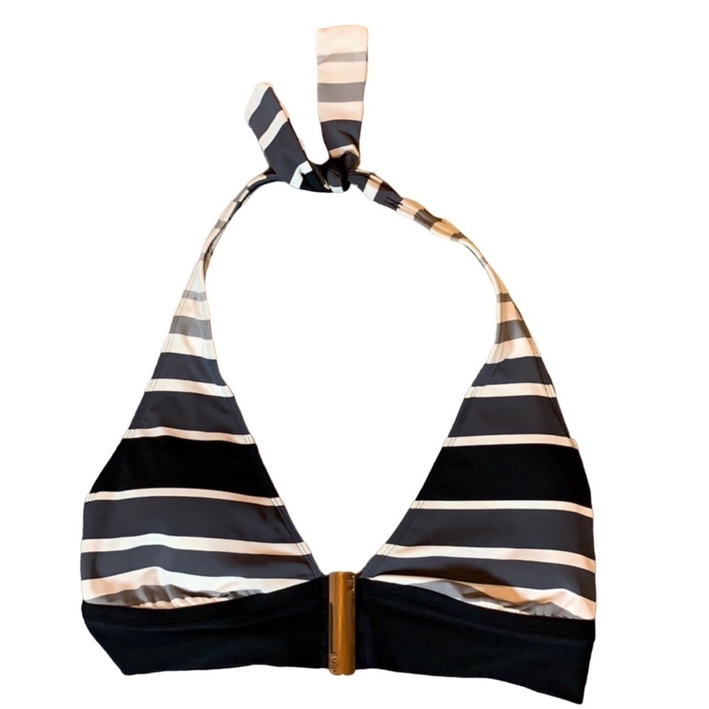 Bleu Rod Beattie striped bikini top Size 6